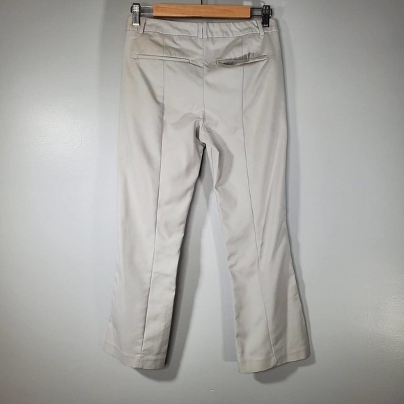 Calvin Klein Flat Front Khaki Trousers Slacks Tan Size 2 - Picture 5 of 11